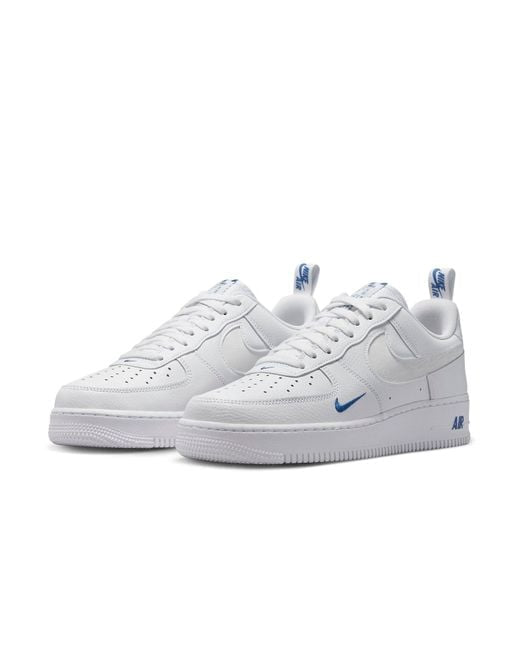 White Air Force 1 Low Cut Out 'Reflective Swoosh