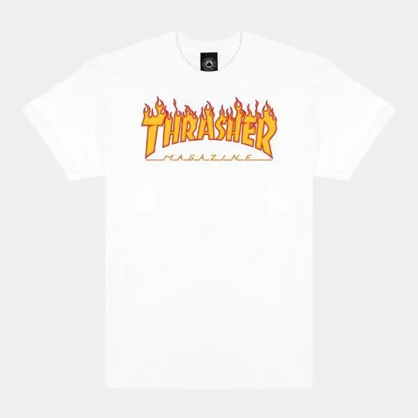 Flame Logo T-Shirt White