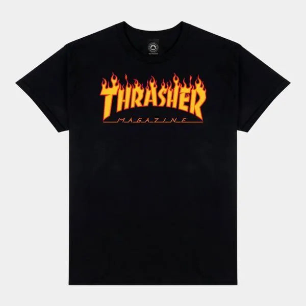 Flame Logo T-Shirt Black