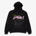 Sp5der 'P*NK V1' Pullover Hoodie Black / Pink (FW21) SPDR-0020-BLK-HD