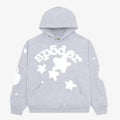 Sp5der 'Beluga' Pullover Hoodie Heather Grey (SS23) SP5-BGSR-HDGR