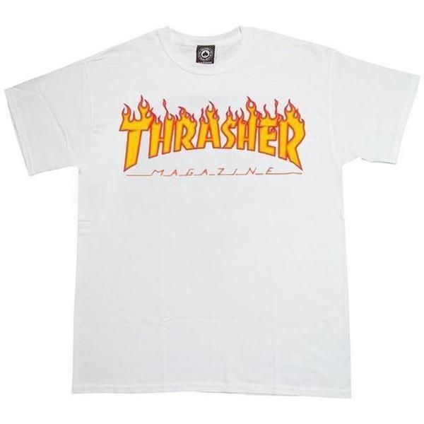Flame Logo T-Shirt White