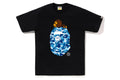 BAPE ABC Camo Milo On Big Blue Ape Tee