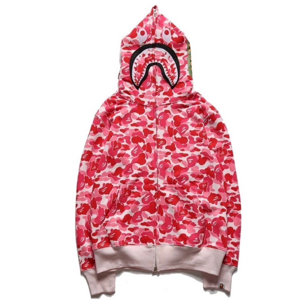 BAPE's Grid Camo Shark Full Zip Hoodie