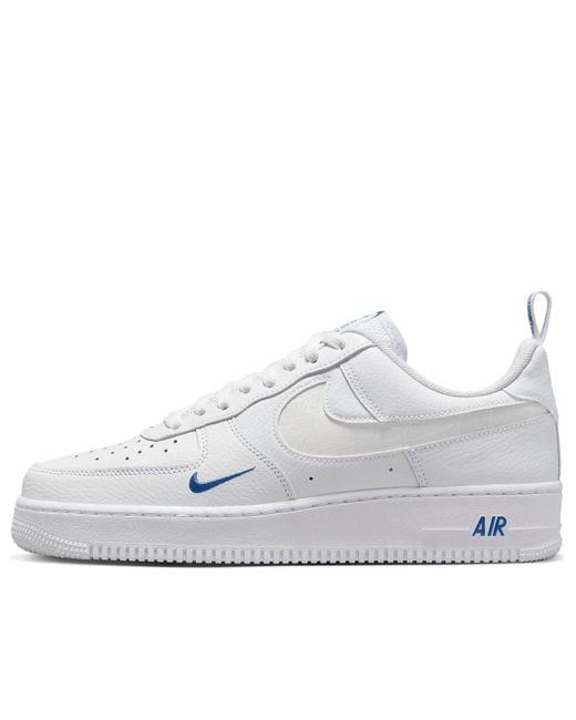 White Air Force 1 Low Cut Out 'Reflective Swoosh
