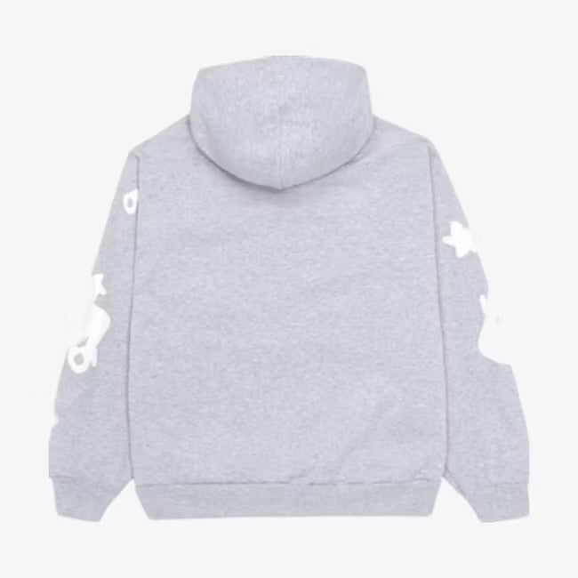 Sp5der 'Beluga' Pullover Hoodie Heather Grey (SS23) SP5-BGSR-HDGR