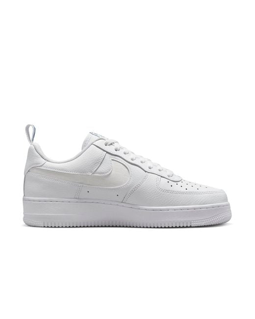 White Air Force 1 Low Cut Out 'Reflective Swoosh