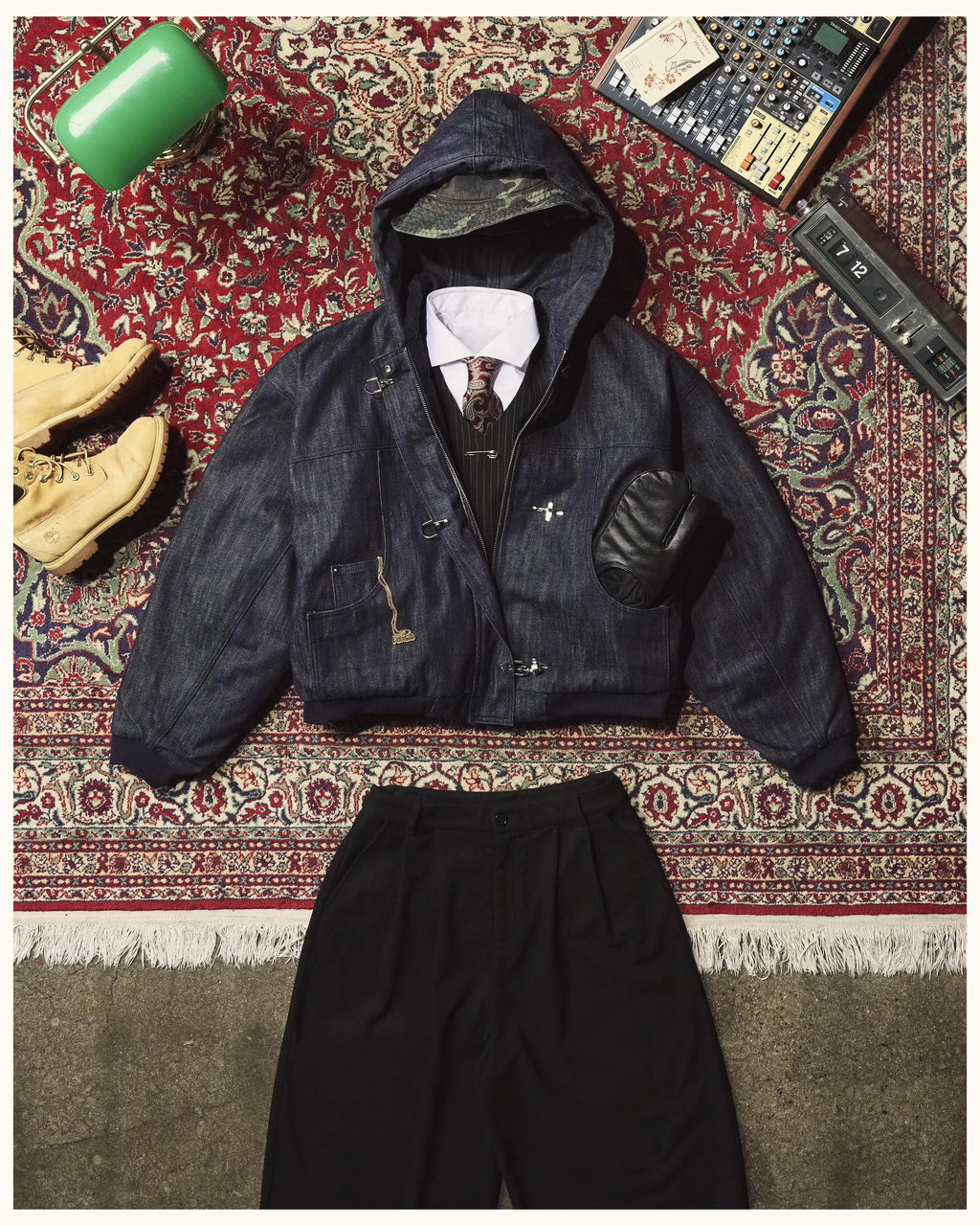 15OZ RAW JAPANESE DENIM CLASP JACKET