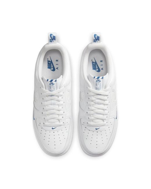 White Air Force 1 Low Cut Out 'Reflective Swoosh
