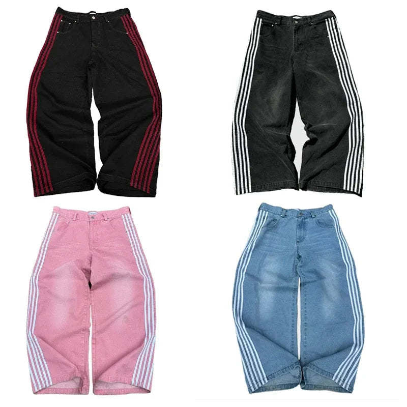 Baggy Jeans Striped