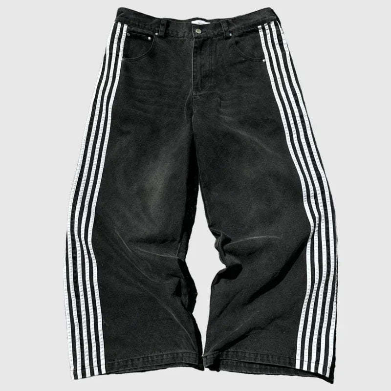 Baggy Jeans Striped