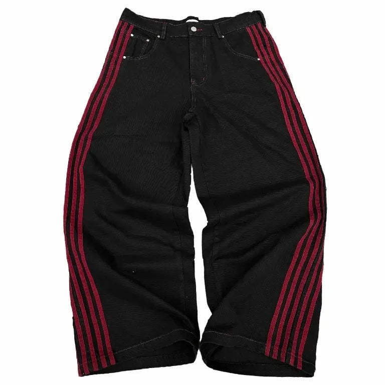 Baggy Jeans Striped