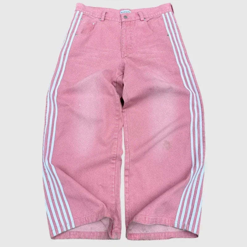 Baggy Jeans Striped