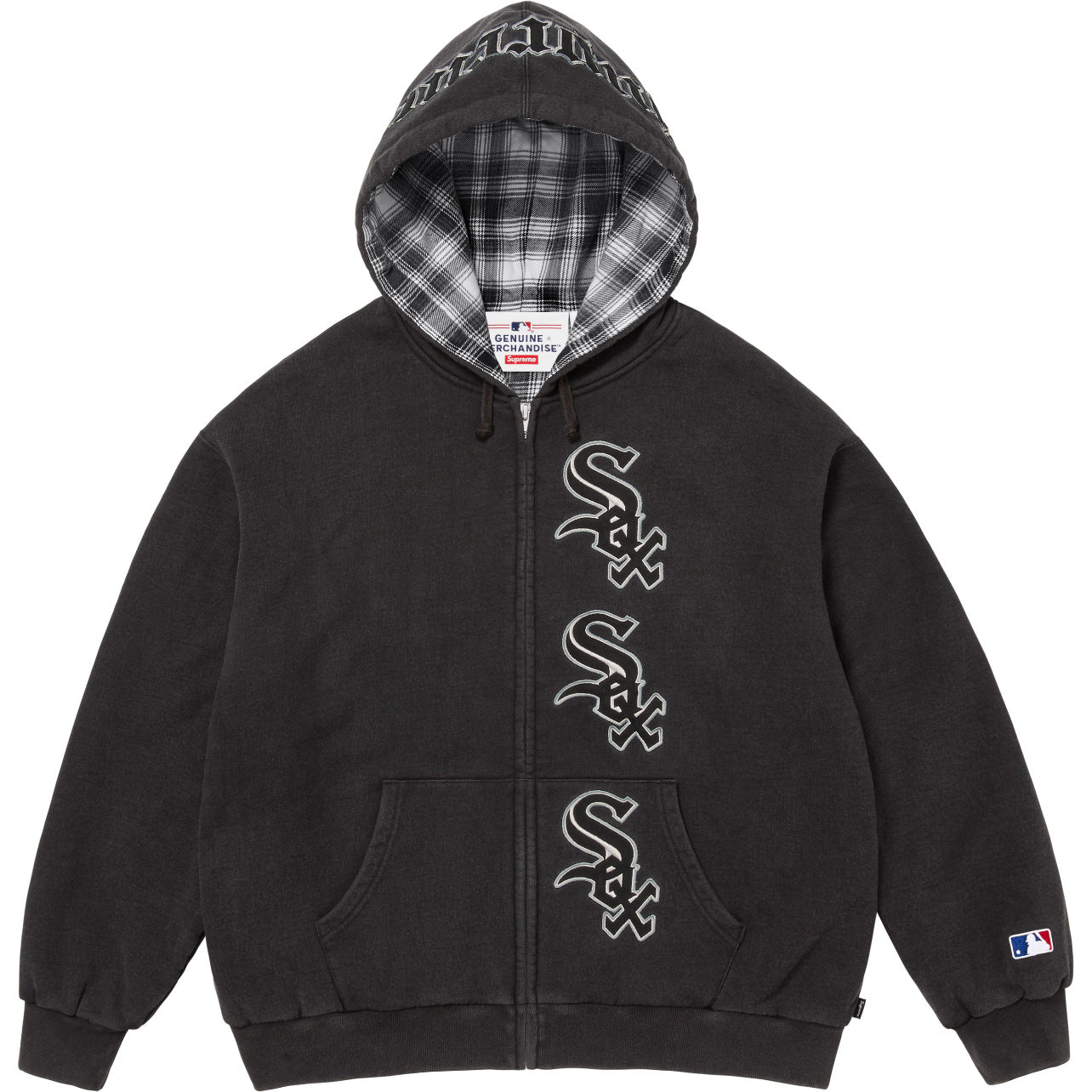 Supreme Chicago White Sox Zip Up Hooded Sweatshirt