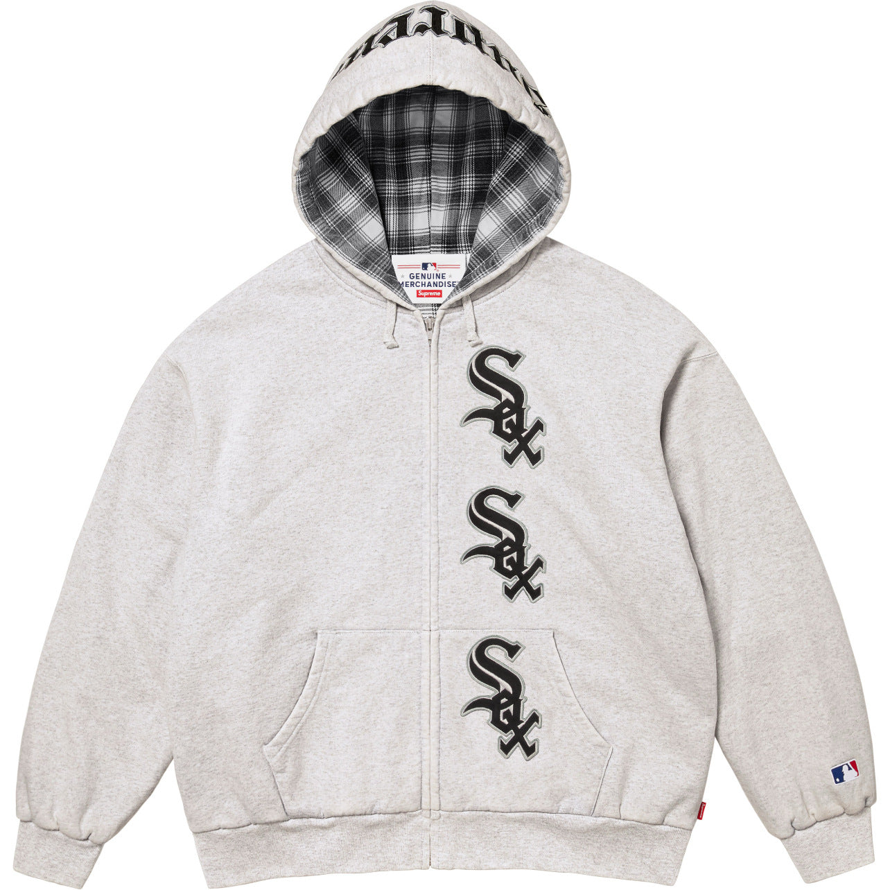Supreme Chicago White Sox Zip Up Hooded Sweatshirt